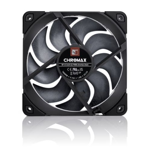 Noctua NF-A12x25 G2 PWM Chromax Black 120mm Cabinet Fan
